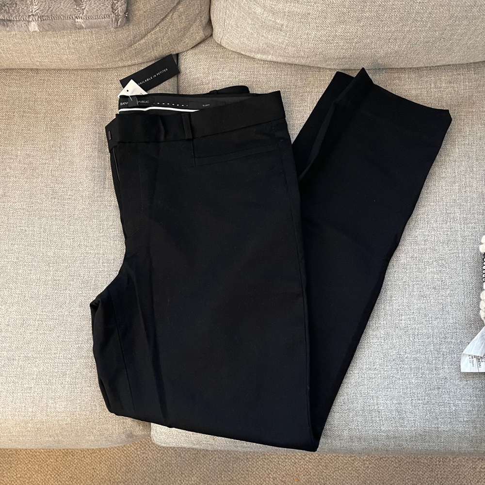 NWT New Banana Republic Sloan Pants 14 Long Black